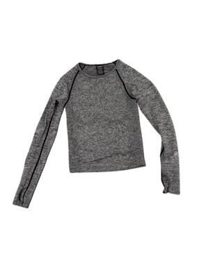 Victoria's Secret PINK Women's Grey Crop-top